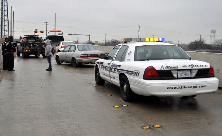 Icy roads cause accidents
